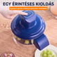 🥔 Átlátszó elektromos gyümölcs- és zöldséghámozó