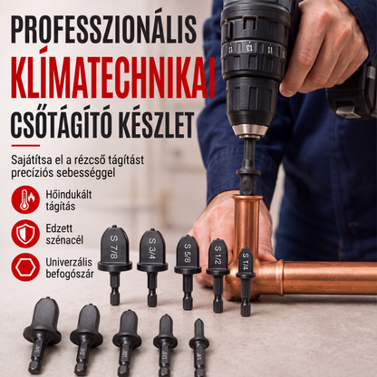 🔧🔩Rézcső-tágító fúrókészlet – 6 méretben