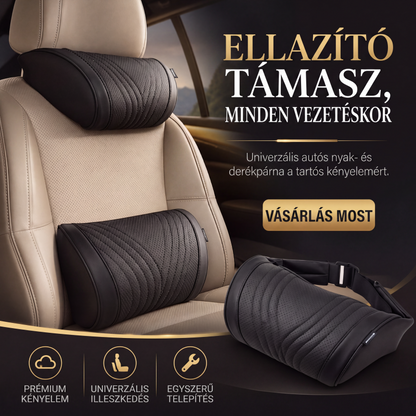 💖Prémium minőségű autós fejtámasz és deréktámasz párna🚗