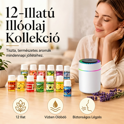 🎁🌺A friss illat javítja a hangulatot!🌷12 darab vízben oldódó illóolajból álló készlet