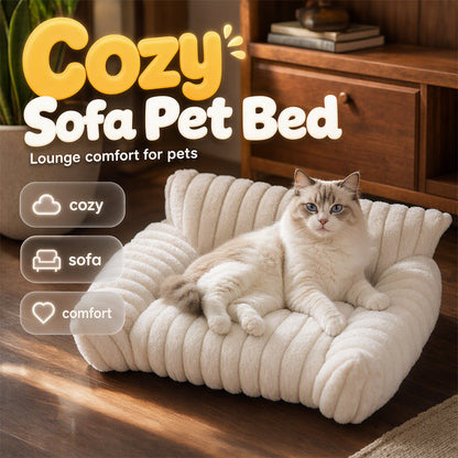🛋️ Puha, plüss kanapéágy háziállatok számára – kényelmes és tartós🐾