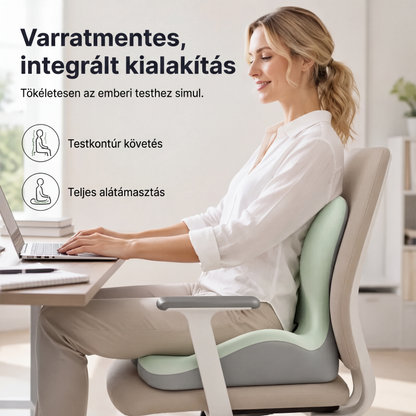 🪑✨Ergonomikus memóriahabos ülőpárna háttámasztékkal