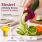 🥕✨Kézi zöldség-spirálvágó és -formázó – 60 másodperc alatt éttermi minőségű rózsát vághat a sárgarépából!🌹🍽️