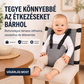 👶🍼 Hordozható bababiztonsági hám – Állítható, gyors és univerzális rögzítés 🪑