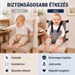 👶🍼 Hordozható bababiztonsági hám – Állítható, gyors és univerzális rögzítés 🪑