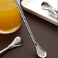 🥤 🥄 2 az 1-ben szívószál-kanál – 304-es rozsdamentes acélból, szétszerelhető és újrafelhasználható ✨