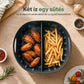 🍗🔥 Szétválasztható szilikon bélés légsütőhöz – újrafelhasználható | Praktikus, kényelmes, kiválóan alkalmas többféle étel egyidejű elkészítésére