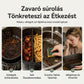 🍗🔥 Szétválasztható szilikon bélés légsütőhöz – újrafelhasználható | Praktikus, kényelmes, kiválóan alkalmas többféle étel egyidejű elkészítésére