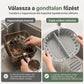 🍗🔥 Szétválasztható szilikon bélés légsütőhöz – újrafelhasználható | Praktikus, kényelmes, kiválóan alkalmas többféle étel egyidejű elkészítésére