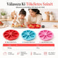 🍰 8 üreges háromszög alakú szilikon tortaforma – Kényelmes sütés otthoni desszertekhez✨