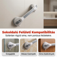🚿🤝 Fúrás nélküli, tapadókorongos kapaszkodó – fürdőszobákhoz, zuhanyzókhoz és WC-khez ✨