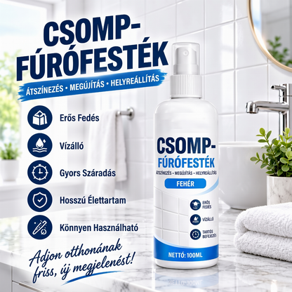 🎨🏡Csempefelújítás festéssel – egyszerű színváltás, gyors fürdőszoba-felújítás
